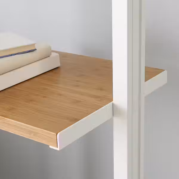 ELVARLI Консоль д/стойки - белый 36 см - схема-чертеж с размерами