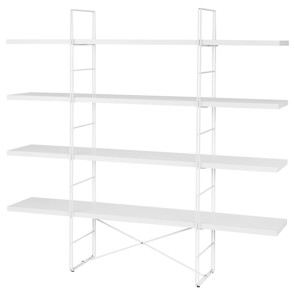 Стеллаж, белый 170x158 см IKEA ENETRI ЭНЕТРИ 592.395.42 - фото 1