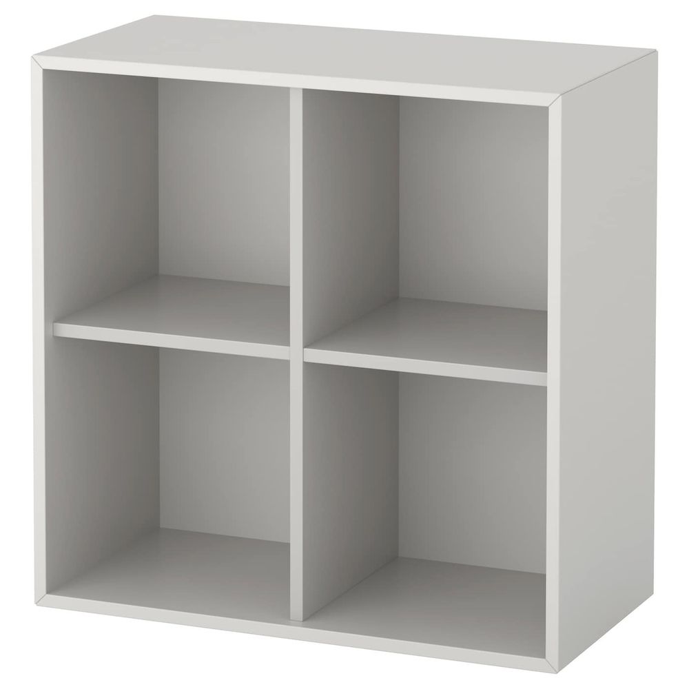 Шкаф с 4 отделениями, светло-серый 70x35x70 см IKEA EKET ЭКЕТ 303.593.56 - фото 1