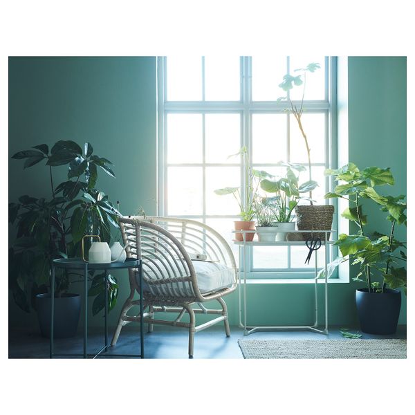 Пьедестал для цветов, для дома, улицы бежевый 65 см IKEA KRYDDPEPPAR КРЮДДПЕППАР 004.219.63 - фото 8