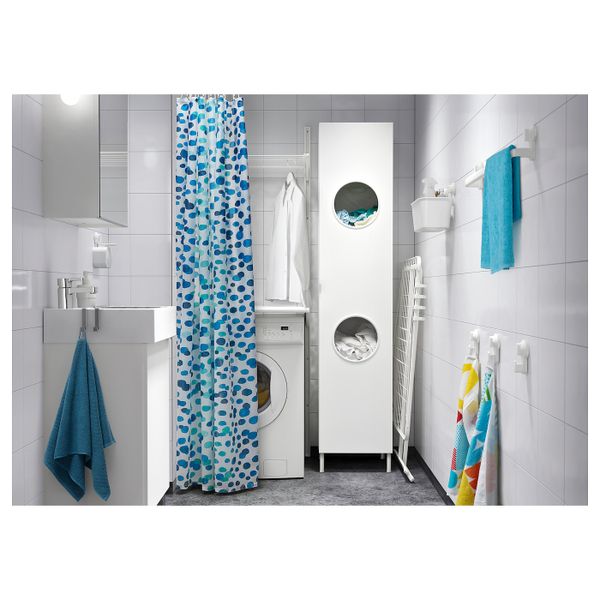 Шкаф, белый 40x38x179 см IKEA LILLÅNGEN ЛИЛЛОНГЕН 903.807.60 - схема-чертеж с размерами