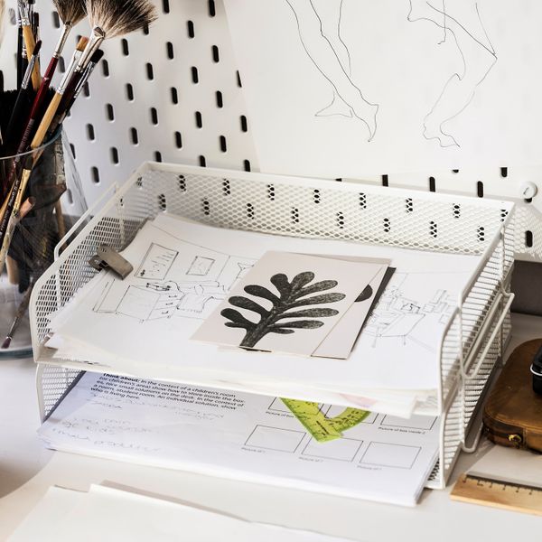 Лоток для корреспонденции, белый IKEA DRÖNJÖNS ДРЁНЙОНС 204.288.26 - фото 6