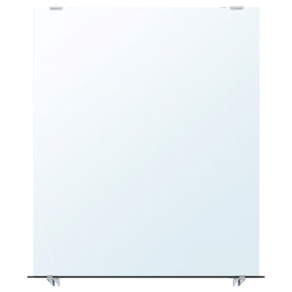 NYSJÖN Зеркало с полкой - белый 50x60 см - фото 1