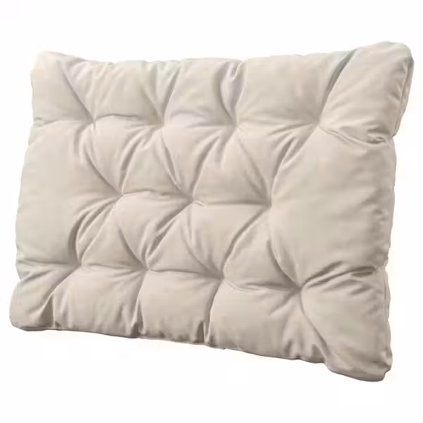 KUDDARNA Подушка д/садовой мебели - светлый серо-бежевый 62x44 см - фото 1