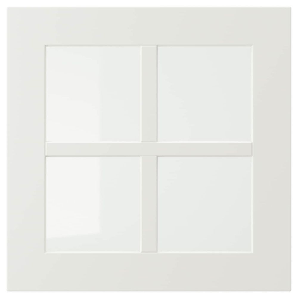 Стеклянная дверь, белый 40x40 см IKEA STENSUND СТЕНСУНД 504.514.29 - фото 1