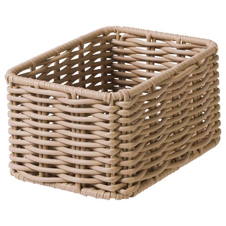 DJURTRÄNARE Корзина - серо-бежевый 12x17x9 см