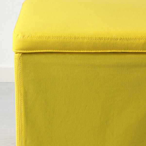 Табурет для ног с ящик для хранения, Ransta желтый IKEA BOSNÄS БОСНЭС 602.666.81 - фото 5