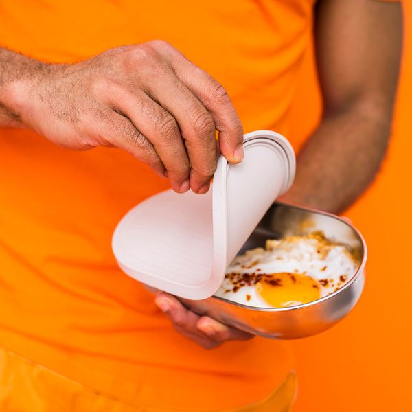 Контейнер с крышкой и разделителем, нержавеющая сталь, бежевый, 0.7 л IKEA HALVVARM ХАЛЬВВАРМ 204.972.21 - фото 18