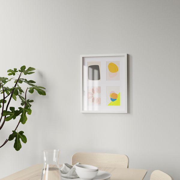 Рама для 4 картин, белый, 40x50 см IKEA RÖDALM 805.537.37 - фото 3