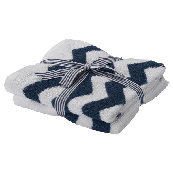 Полотенце СОММАР 2016, белый/синий (30x50 см) - фото 1