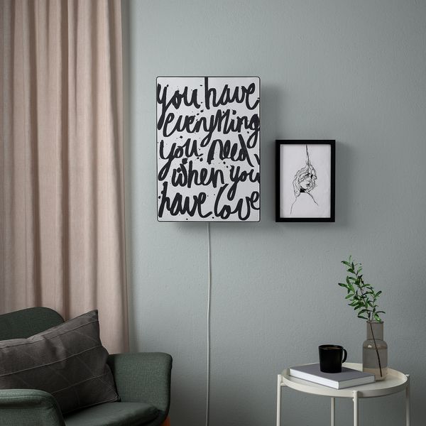 Панель для рамы с динамиком, Любовь — это все IKEA SYRLIG СИРЛИГMFONISK 905.212.70 - фото 3