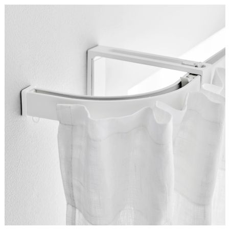 Угловое соединение для одинарной шины ВИДГА, белый