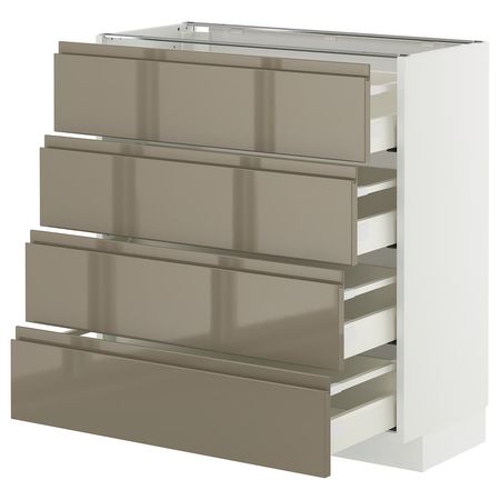 METOD / MAXIMERA Напольный шкаф 4 фасада/4 ящика