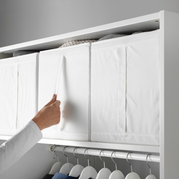 Коробка, белый 31x55x33 см IKEA SKUBB СКУББ 603.751.09 - фото 4