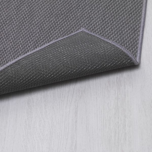 Ковер безворсовый, серый 65x150 см IKEA SÖLLINGE СОЛЛИНГЕ 004.187.67 - фото 3