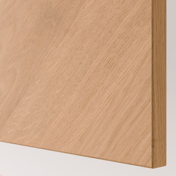 Комбинация для ТВ, белый, светло-зеленый/дубовый шпон 210x40x220 см IKEA BESTÅ БЕСТО / EKET ЭКЕТ 794.397.43 - фото 3