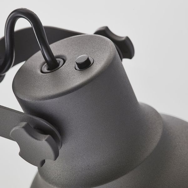 Лампа, устройство для беспроводной зарядки, темно-серый IKEA HEKTAR ХЕКТАР 603.605.89 - фото 6