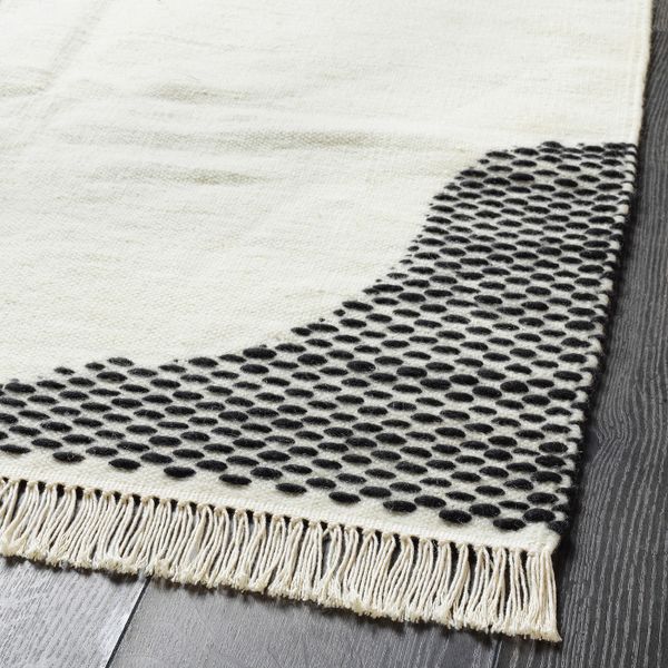 Ковер, неокрашенный черный/ручная работа 80x150 см IKEA LOKALT ЛОКАЛЬТ 404.994.98 - фото 2