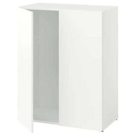 LASTARE Каркас с дверцами - белый 80x42x100 см