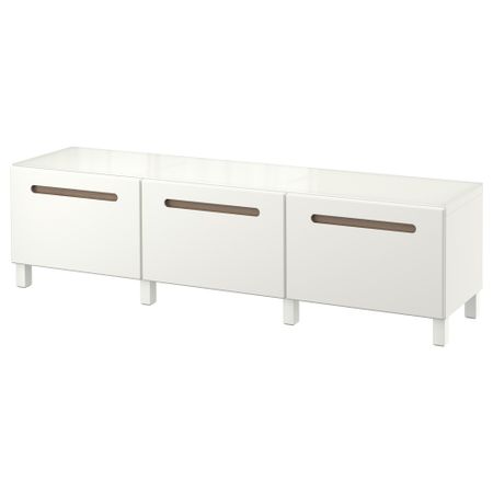 Комбинация для хранения с ящиками БЕСТО, Марвикен белый (180x40x48 см)