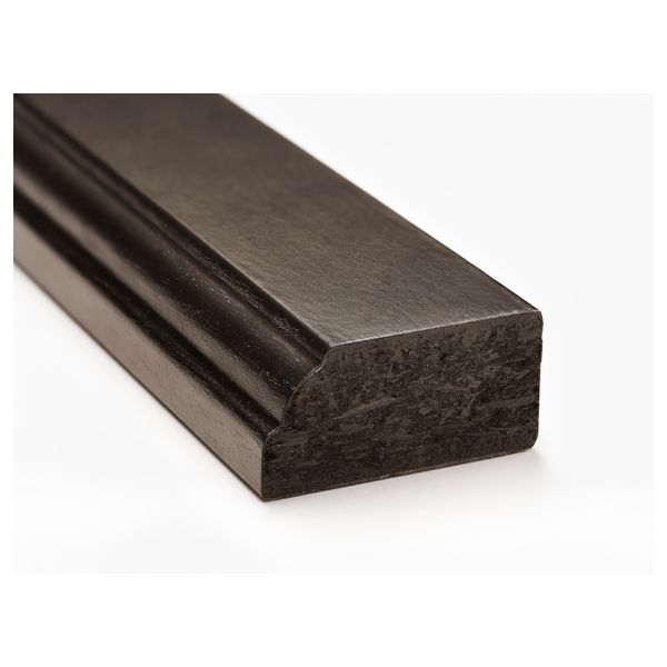 Карниз декоративный профилированный ЛАКСАРБИ, черно-коричневый (221 см) - схема-чертеж с размерами