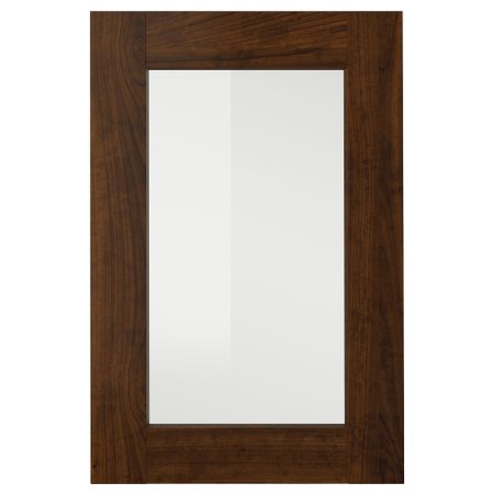 Стеклянная дверь ЭДСЕРУМ, под дерево коричневый