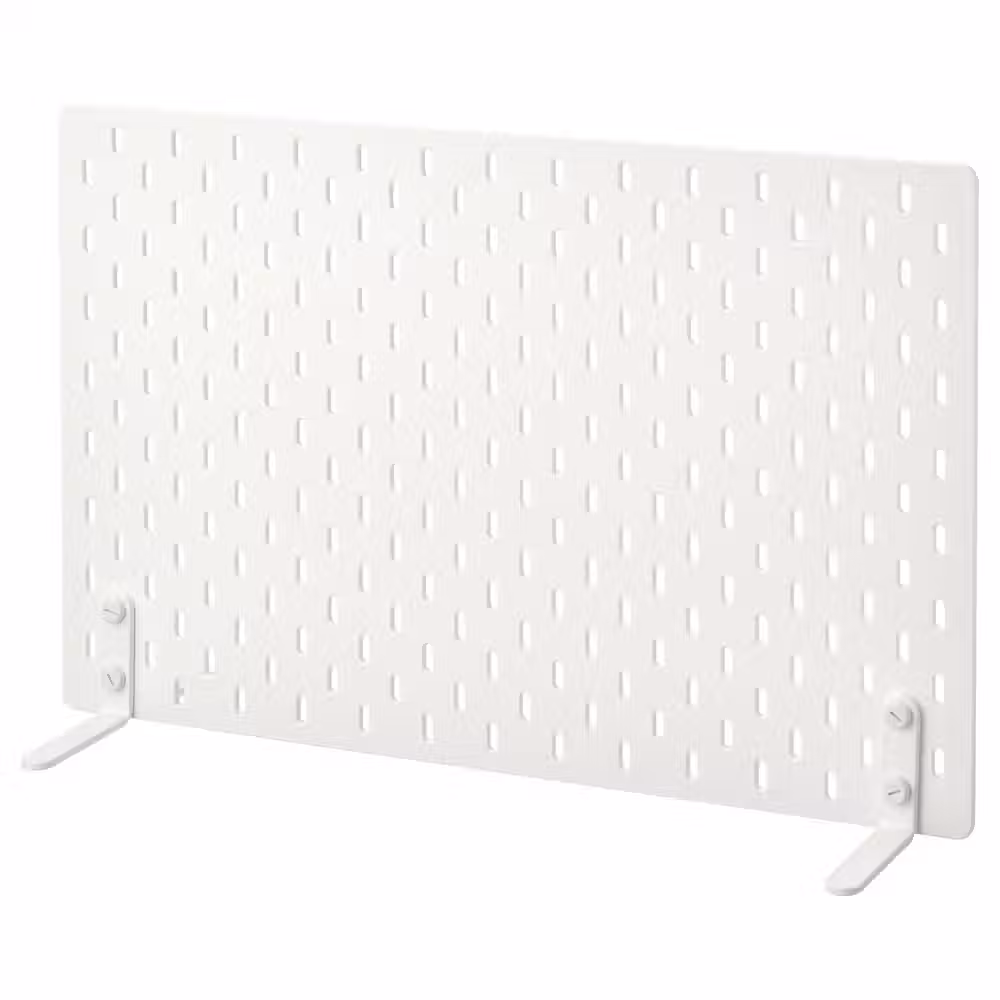 SKÅDIS Отдельно стоящая панель д/хранения - белый 56x37 см - фото 1