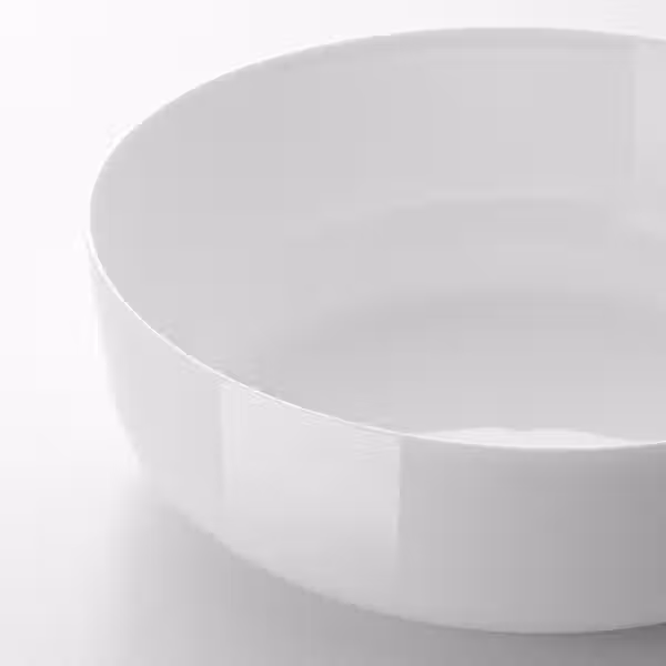 VITBLECKA ВИТБЛЕККА Сервировочная миска - белый 22 см - фото 2