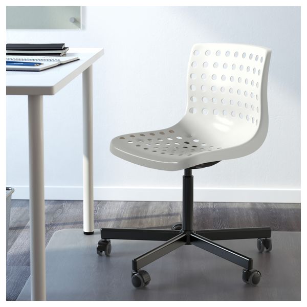 Рабочий стул СКОЛБЕРГ / СПОРРЕН, белый, черный - фото 9