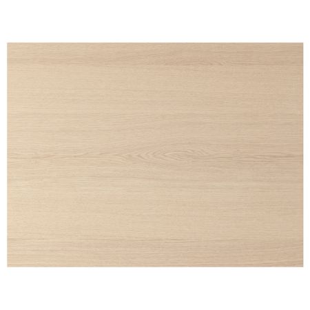 4 панели для рамы раздвижной дверцы ИЛЬСЕНГ, дубовый шпон, беленый