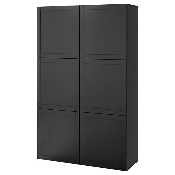 Комбинация для хранения с дверцами, 120x42x193 cm IKEA BESTÅ БЕСТО 590.584.09 - фото 1