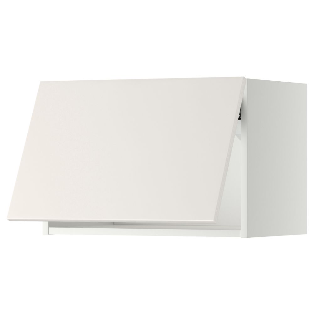 Горизонтальный навесной шкаф МЕТОД, белый, Веддинге белый - схема-чертеж с размерами