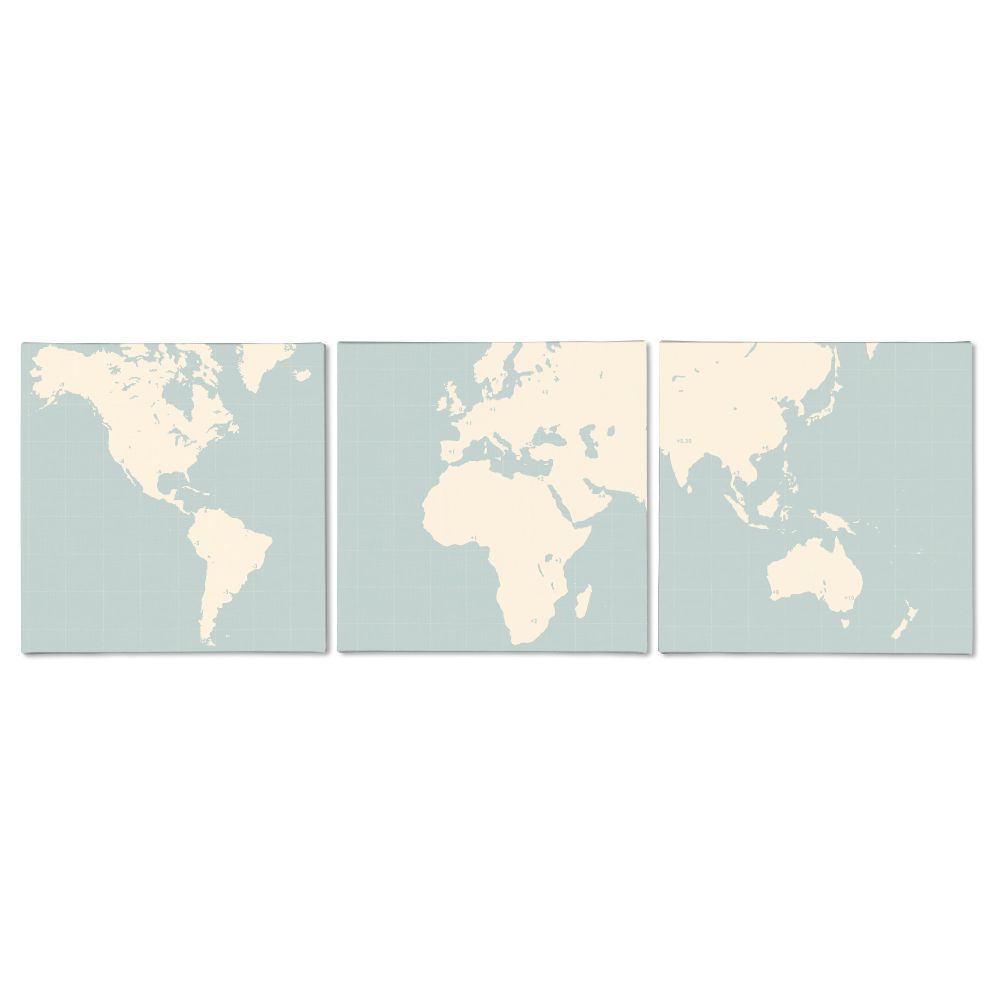 Картина, 3 шт ПЬЕТТЕРИД, Карты (25x25 см) - фото 1