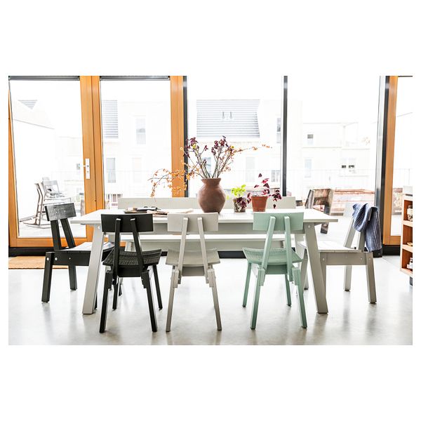 Стул ИНДУСТРИЕЛЛ, светло-серый - схема-чертеж с размерами