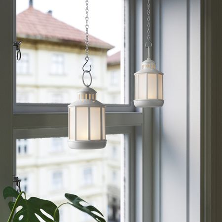 Светодиодный фонарь, с батарейным питанием белый, 13 см IKEA STRÅLA СТРОЛА 505.824.49