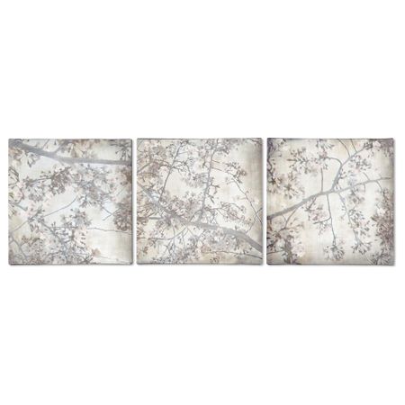 Картина, 3 шт ПЬЕТТЕРИД, вишневый цвет (56x56 см)