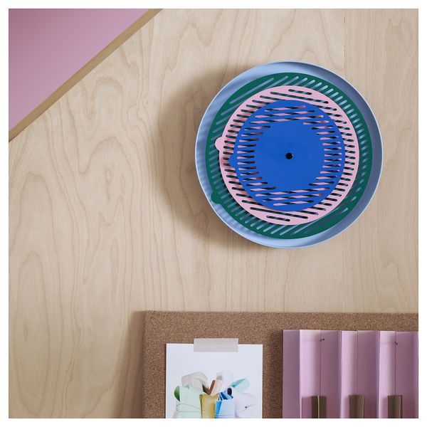 Настенные часы, разноцветный, 21 см IKEA TESAMMANS 105.689.78 - фото 3