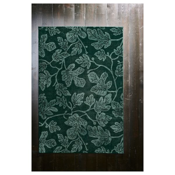 Ковер, короткий ворс, зеленый 133x195 см IKEA ХИЛЬДИГАРД 404.567.43 - фото 4