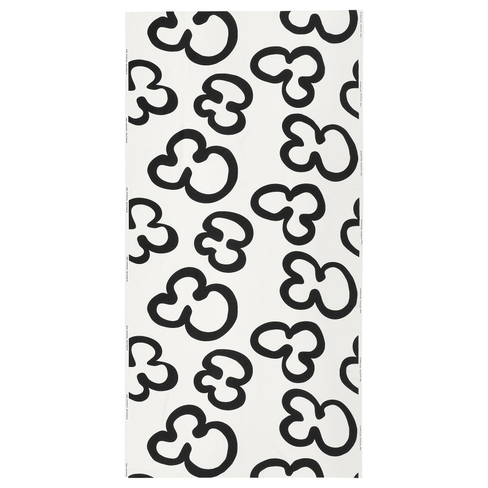 Отрез ткани, белый, черный, 150x300 см IKEA KLIPPBRÄCKA РЭККА 805.837.63 - фото 1