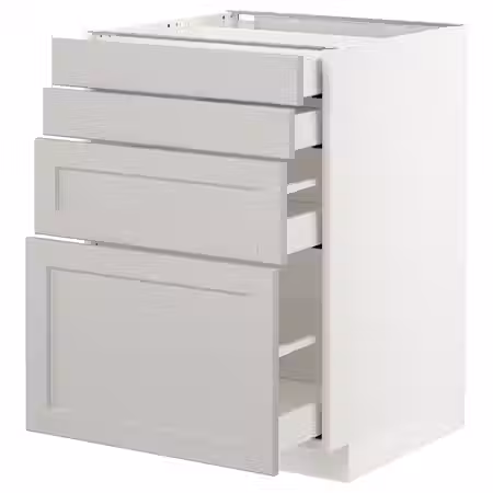 METOD / MAXIMERA Напольн шкаф 4 фронт панели/4 ящика