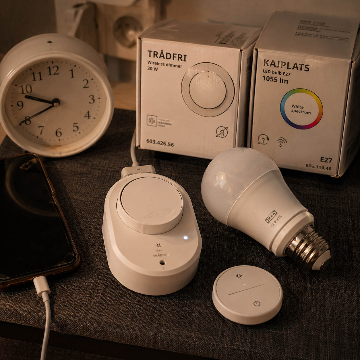 Умная LED-лампа TRÅDFRI от IKEA