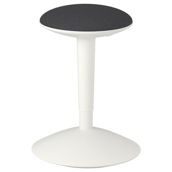 Высокий табурет, белый/Висле серый IKEA NILSERIK НИЛЬС-ЭРИК 404.147.05 - фото 1