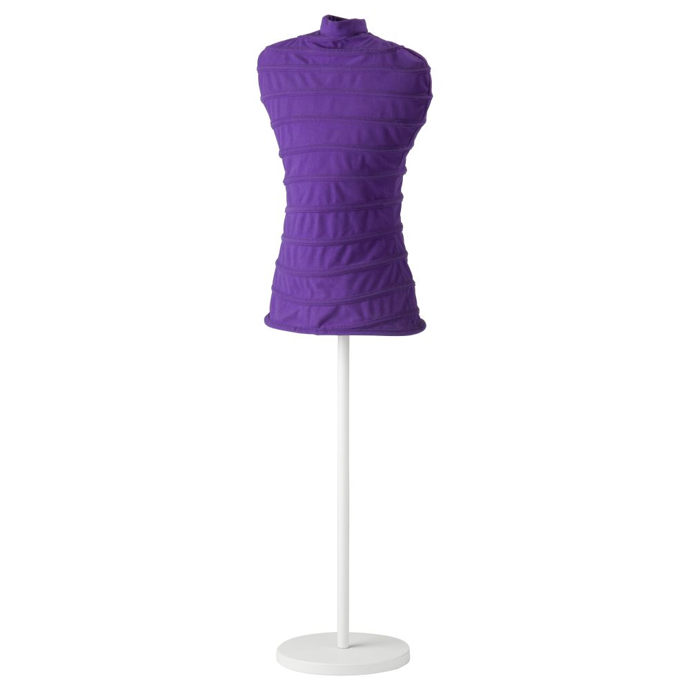 Вешалка для одежды с чехлом НЭПЕН, сиреневый (77-127 см) - схема-чертеж с размерами