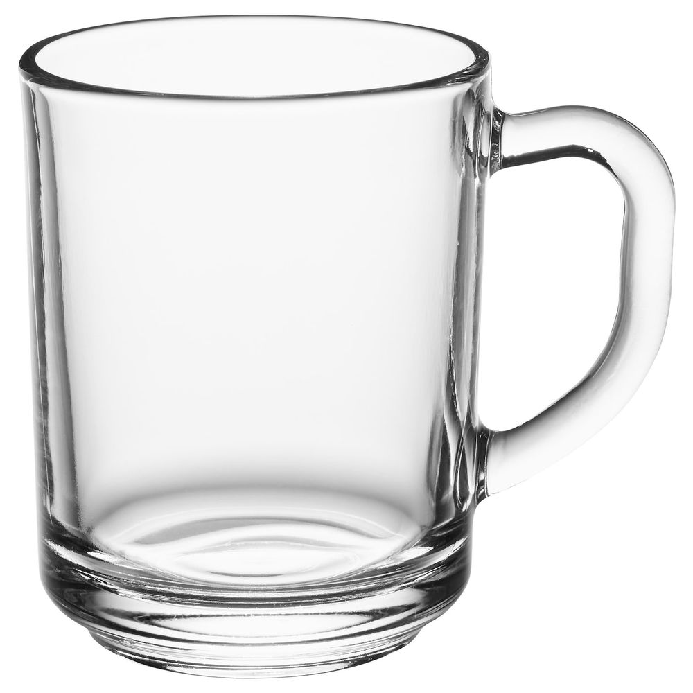 Кружка, закаленное стекло 25 сл IKEA BETITTAD БЕТИТАД 603.783.15 - схема-чертеж с размерами