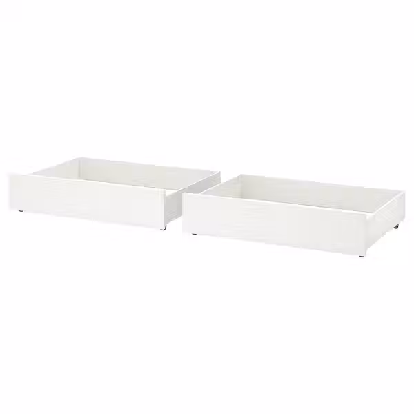 GULLABERG Кроватный ящик, 2 шт. - белый 200 см - фото 1