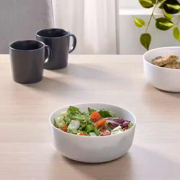 VITBLECKA ВИТБЛЕККА Сервировочная миска - белый 18 см - фото 3