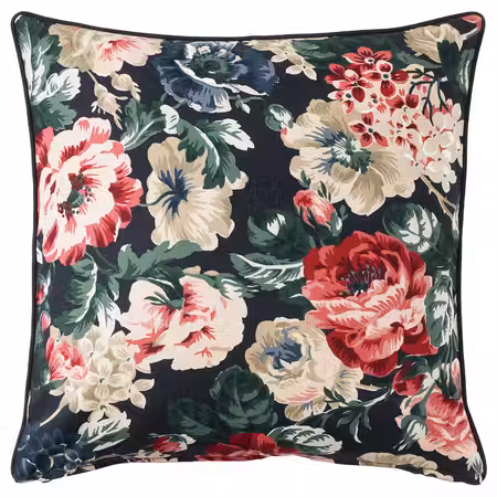 LEIKNY Чехол на подушку - чёрный/разноцветный 50x50 см