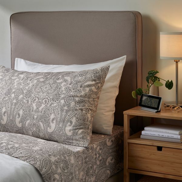 Наволочка, бежевый/темно-серый 50x70 см IKEA JÄTTEVALLMO ЙЭТТЕВАЛЛМО 105.014.88 - фото 4