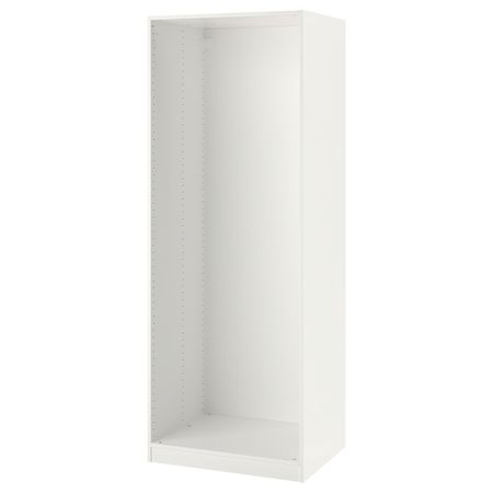 PAX Каркас гардероба - белый 75x58x201 см