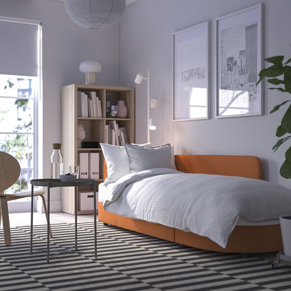 2-местный диван-кровать, Knisa ярко-оранжевый IKEA LINDÅKRA 705.826.17 - фото 3